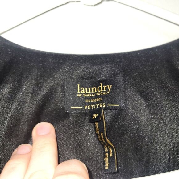 New Laundry Shelli Segal Cocktail Dress 2P 2 Petite - Picture 4 of 11